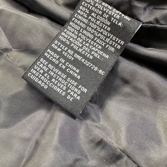 1 Madison Expedition Hoodie Womens Large Gray Heather Sherpa Hood Full Zip - Picture 5 of 8